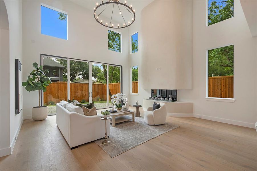 Furnished interior view inside a new home in , Dallas (Image 18).