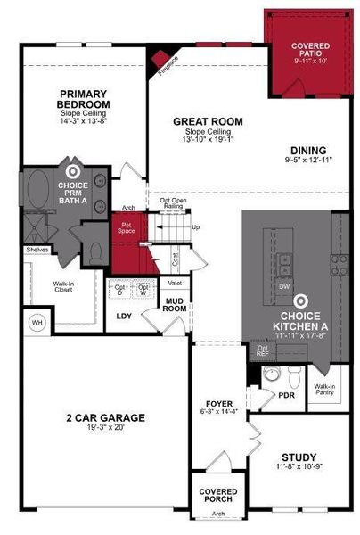 Beazer Homes Verandah Cascade. This is not an actual photo of the home but is an actual photo of the Cascade floorplan.