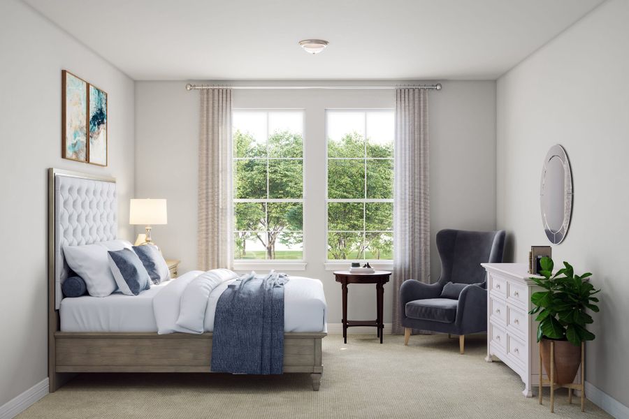 Furnished interior view inside a new home in Trillium, Richmond (Image 13). Furnished interior view inside a new home in Trillium, Richmond (Image 13).