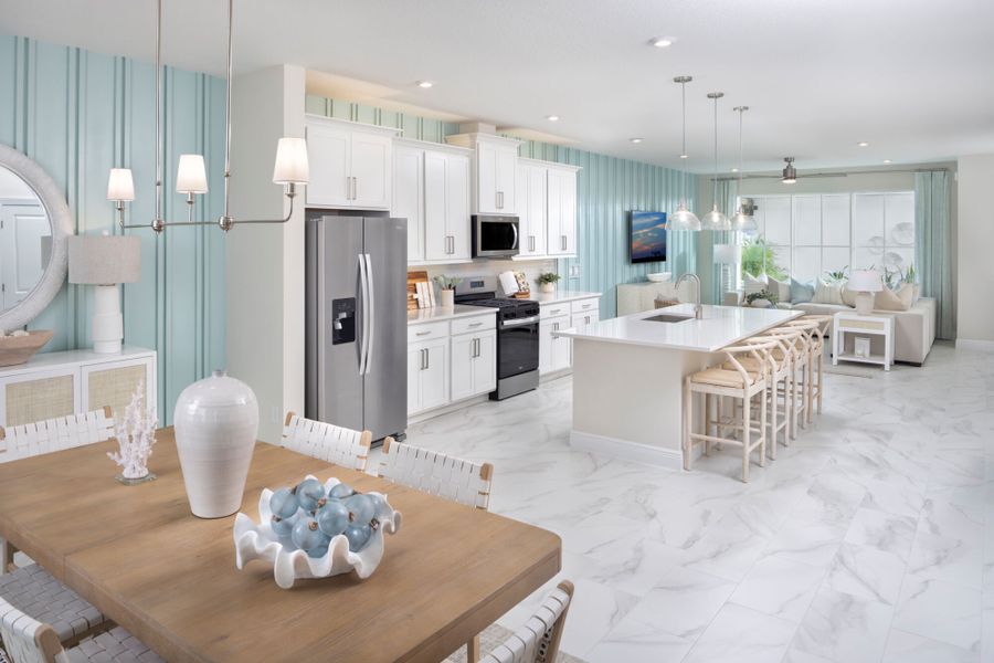 Representative furnished interior of a home built from the Oxeye by Mattamy Homes in Newfield, Palm City (Image 6).