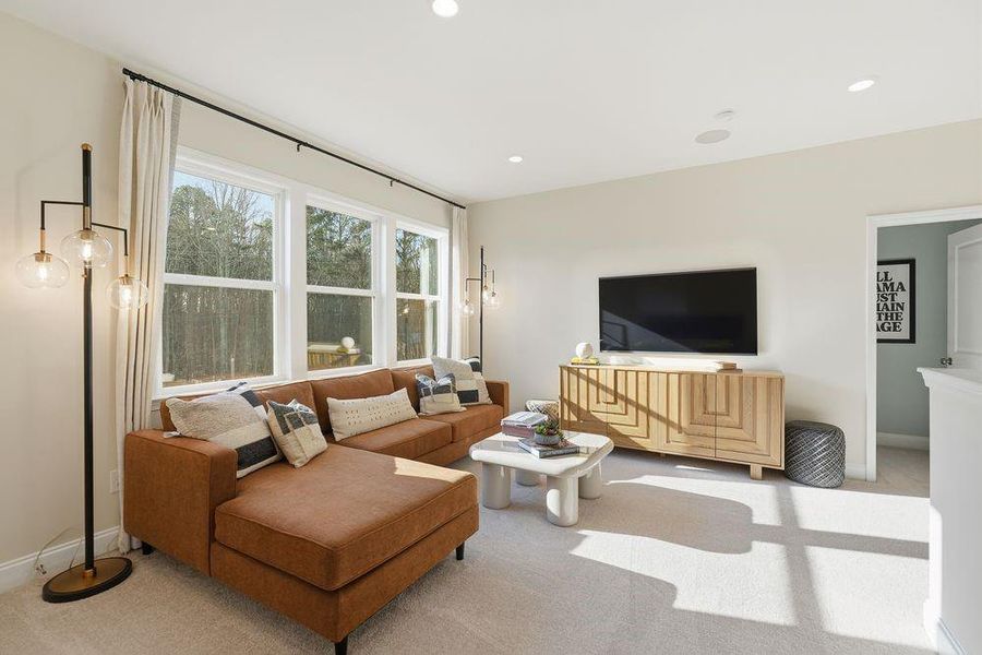 Furnished interior view inside a new home in Dreycott, Lawrenceville (Image 27). Furnished interior view inside a new home in Dreycott, Lawrenceville (Image 27).