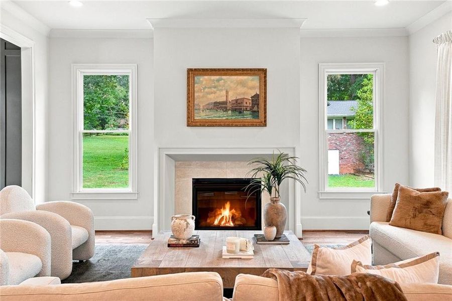Furnished interior view inside a new home in , Smyrna (Image 54).