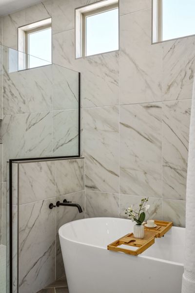 Representative interior finishes for a home built from the Escondido by LEH. Homes in Verdancia, El Paso (Image 24).