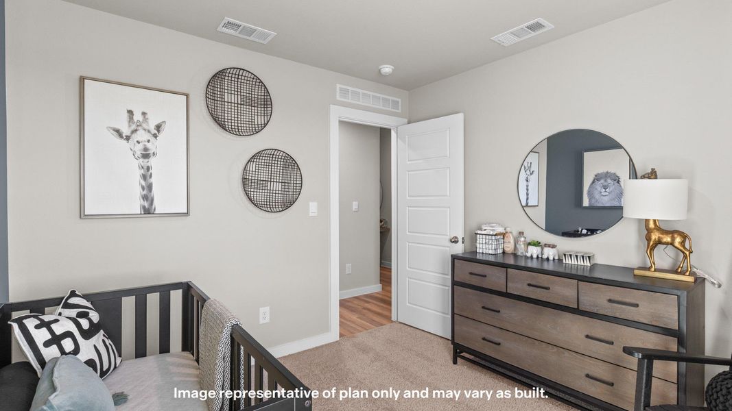 Furnished interior view inside a new home in Homestead at Parks Bell Ranch, Odessa (Image 15).