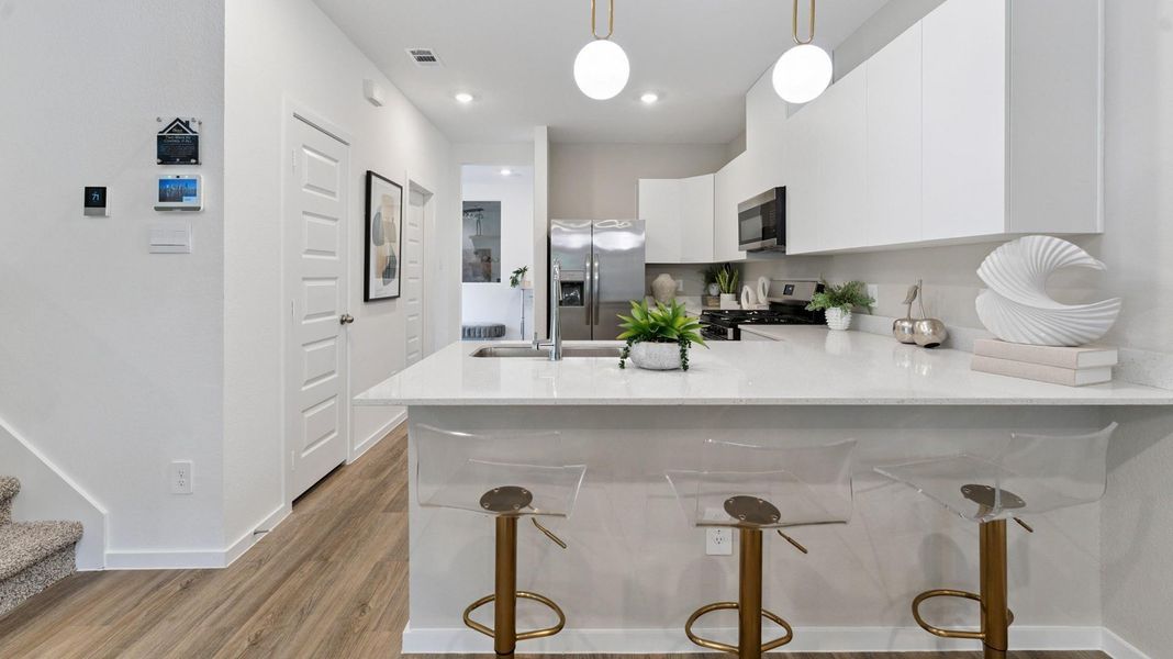 Furnished interior view inside a new home in Mansfield Estates, Houston (Image 13).