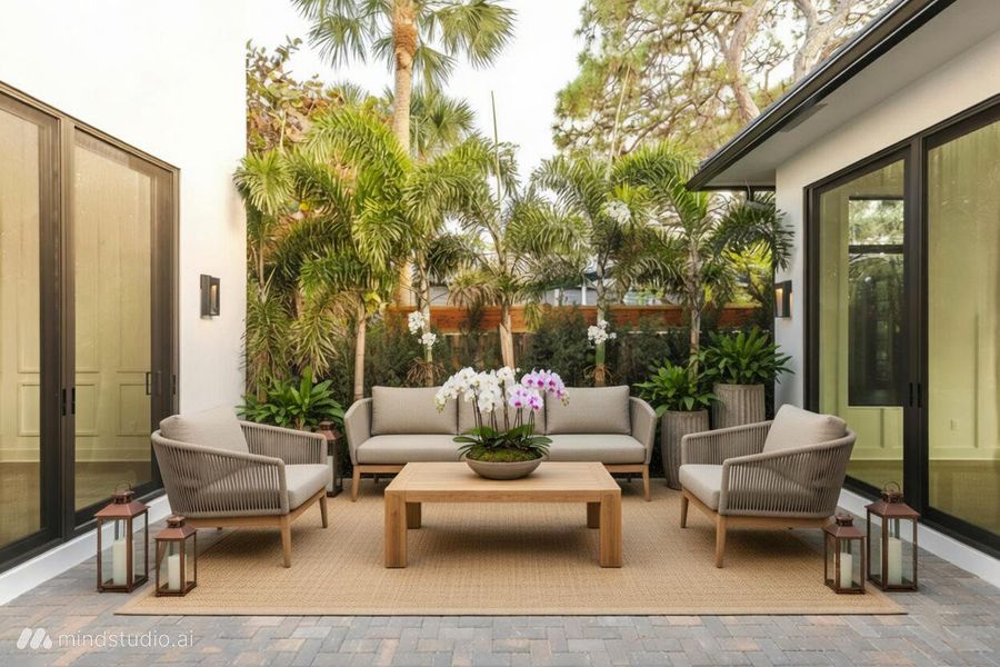 Courtyard Virtual Staging