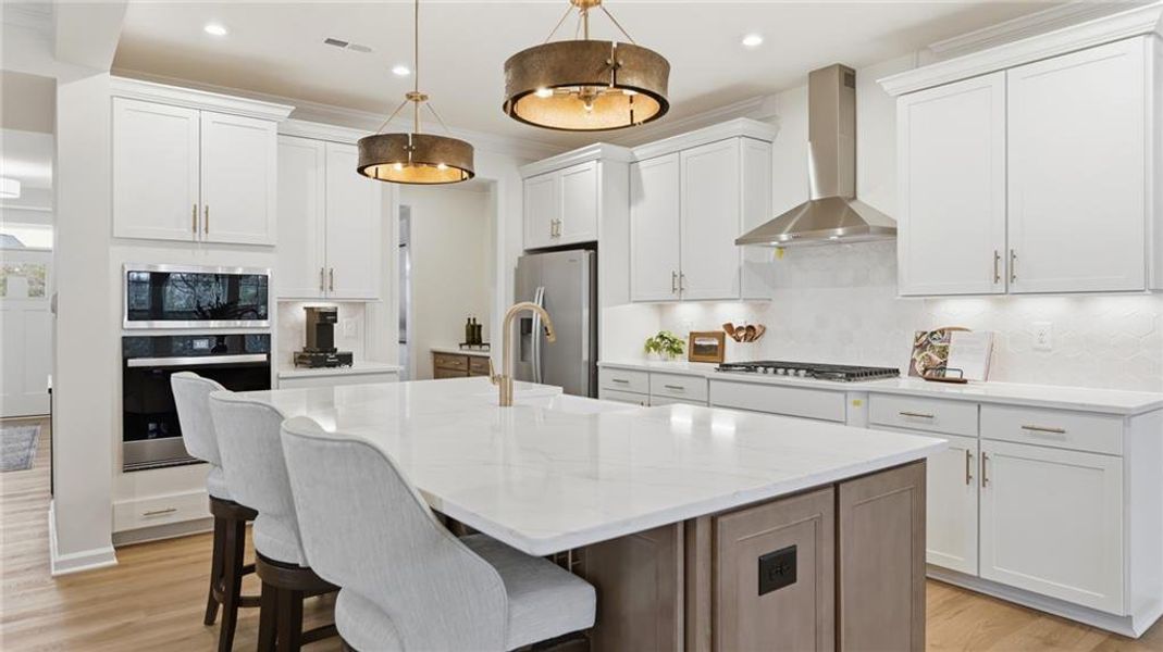 Furnished interior view inside a new home in , Dawsonville (Image 35).