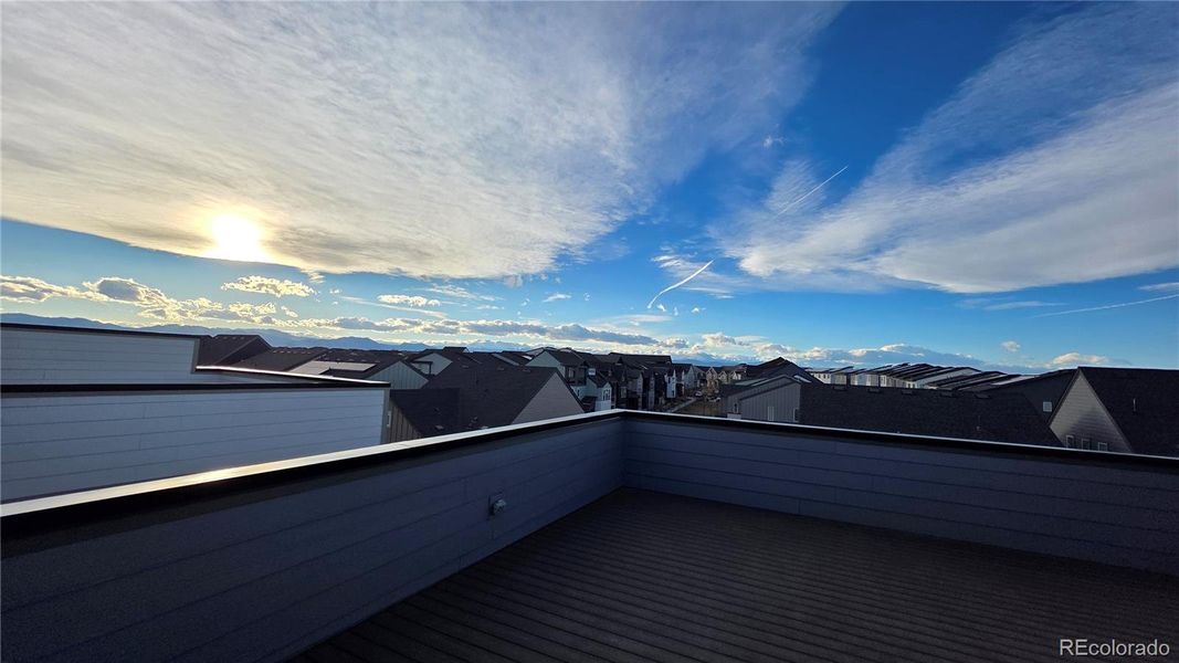 Exterior details and patio area of a home in , Broomfield (Image 21).