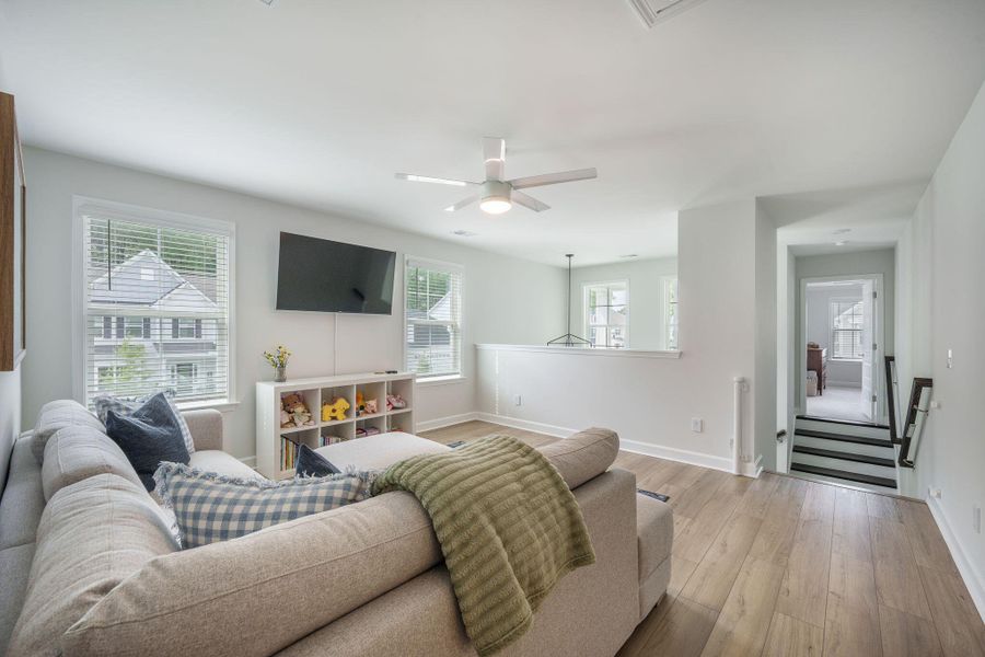 Furnished interior view inside a new home in Cordgrass Landing, Johns Island (Image 3).