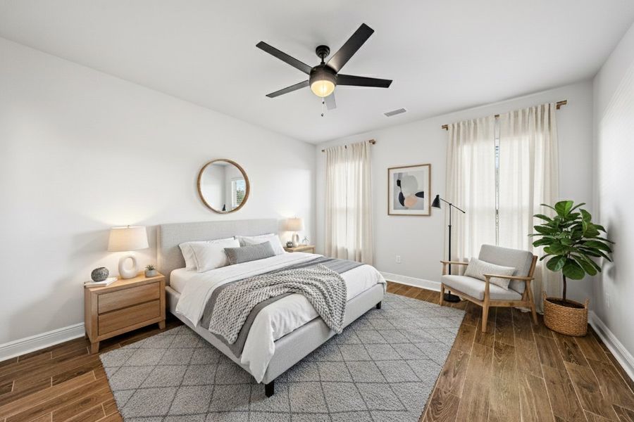 Front exterior of a new home in Sentinel Ridge, Pace, FL, highlighting curb appeal (Image 17).