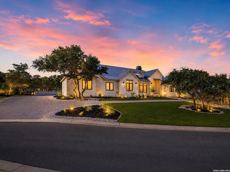 Front exterior of a new home in , Boerne, TX, highlighting curb appeal (Image 2). Front exterior of a new home in , Boerne, TX, highlighting curb appeal (Image 2).