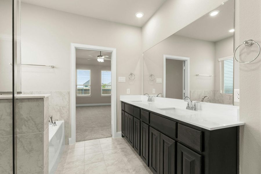Furnished interior view inside a new home in Westside Preserve, Midlothian (Image 12).