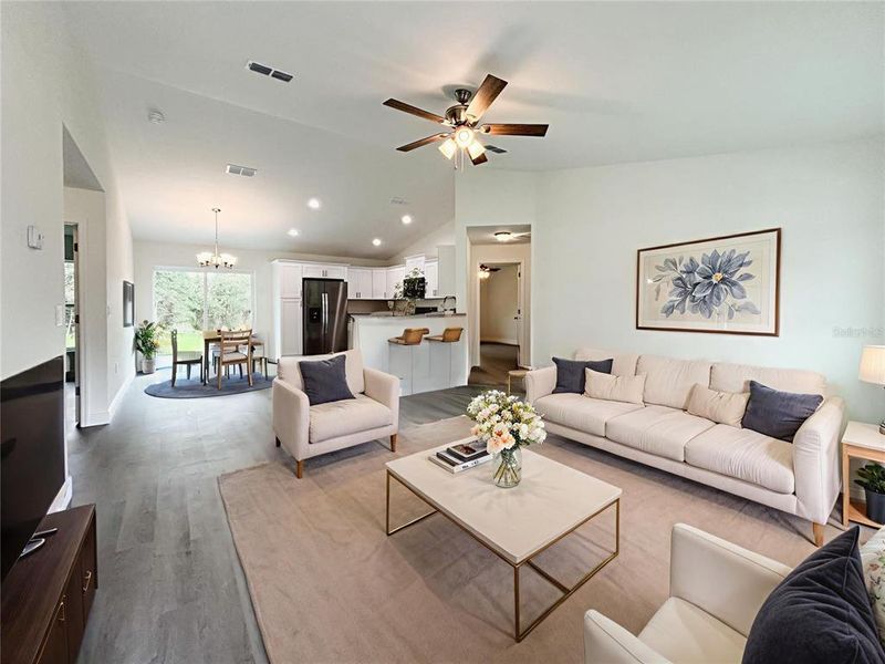 Furnished interior view inside a new home in , Dunnellon (Image 13). Furnished interior view inside a new home in , Dunnellon (Image 13).