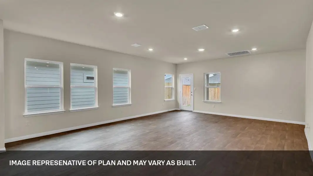 Spacious, unfurnished interior of a new home in Monarch Ranch, Manor (Image 17). Spacious, unfurnished interior of a new home in Monarch Ranch, Manor (Image 17).