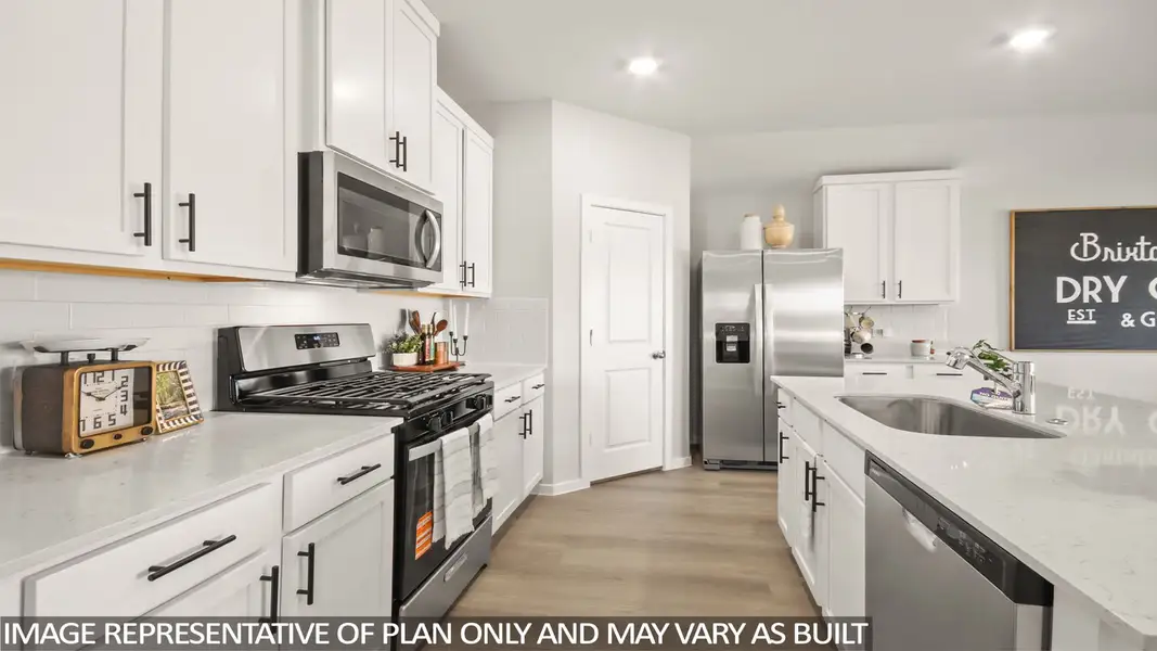 Furnished interior view inside a new home in New Waverly Station, New Waverly (Image 9).