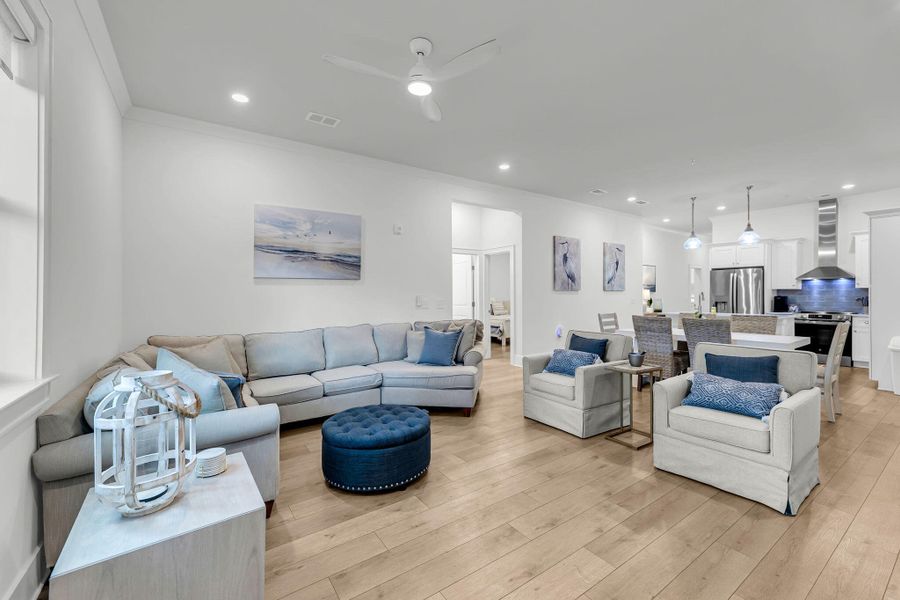 Furnished interior view inside a new home in , Johns Island (Image 9).