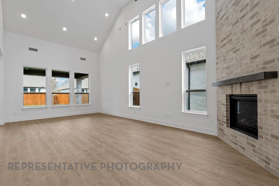 Spacious, unfurnished interior of a new home in Parkside On The River: 60ft. lots, Georgetown (Image 11).