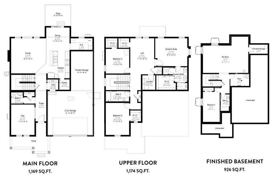 2D floor plan layout for the Sora by View Homes in Buffalo Highlands – Commerce City, Commerce City, CO (Image 3). 2D floor plan layout for the Sora by View Homes in Buffalo Highlands – Commerce City, Commerce City, CO (Image 3).