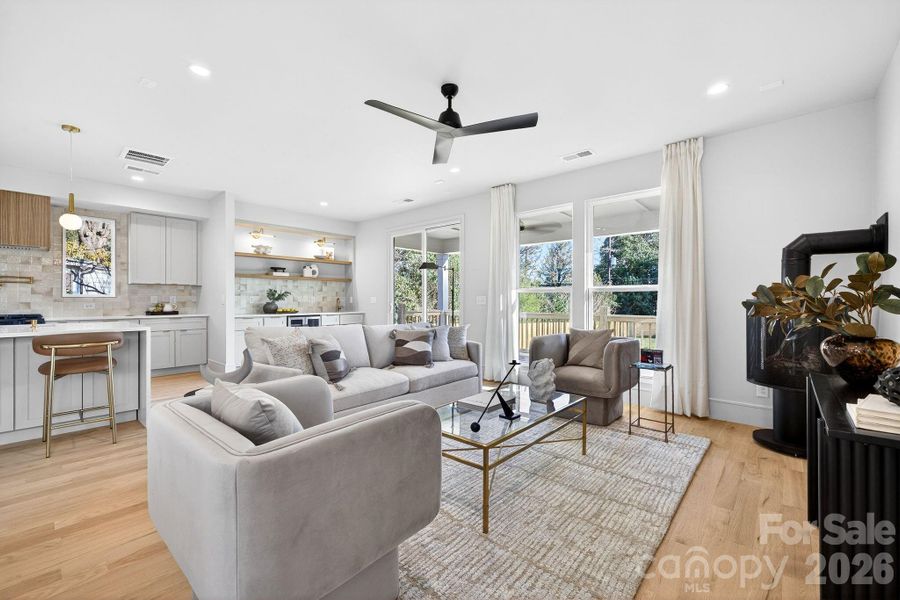 Furnished interior view inside a new home in , Charlotte (Image 6).