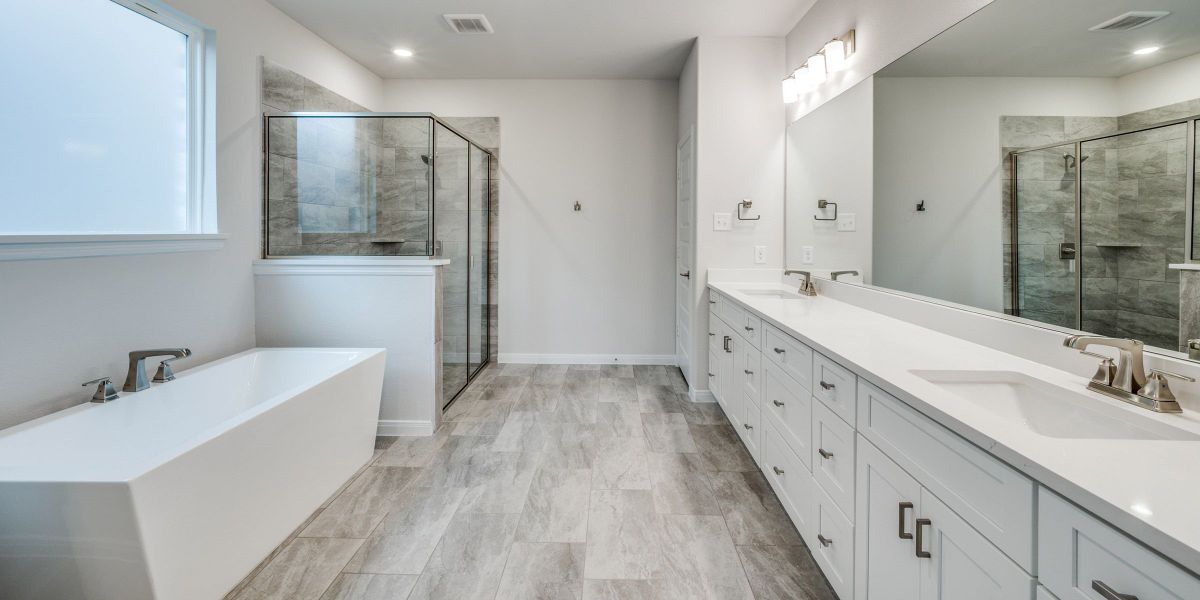 Furnished interior view inside a new home in Spiritas Ranch, Lakewood Village (Image 10).