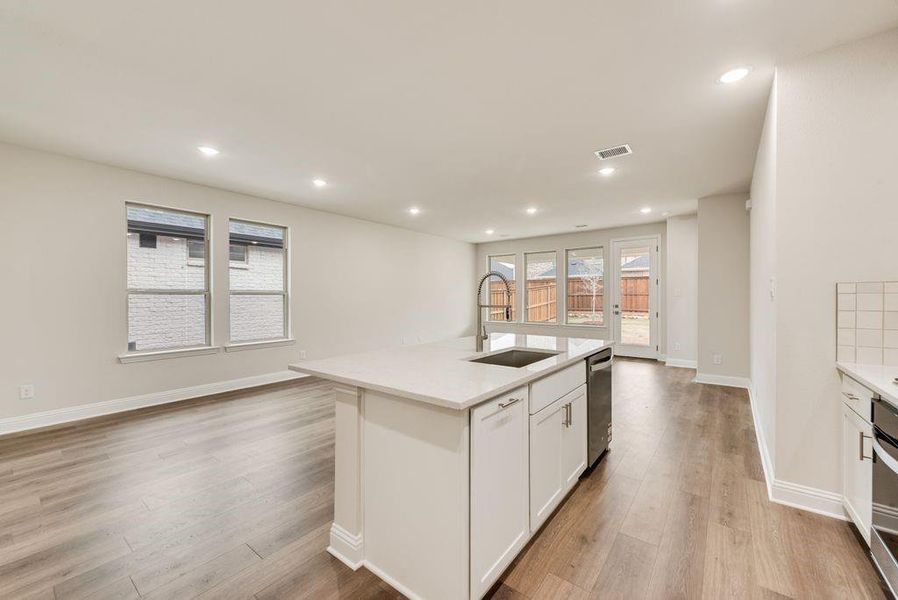 Furnished interior view inside a new home in Spiritas Ranch, Little Elm (Image 8).