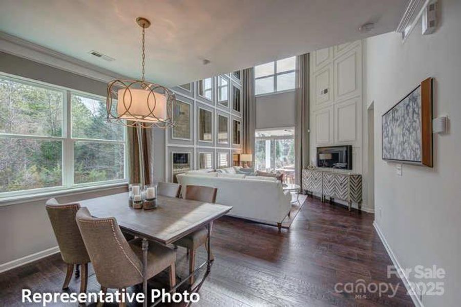 Furnished interior view inside a new home in Harrisburg Village, Harrisburg (Image 9). Furnished interior view inside a new home in Harrisburg Village, Harrisburg (Image 9).