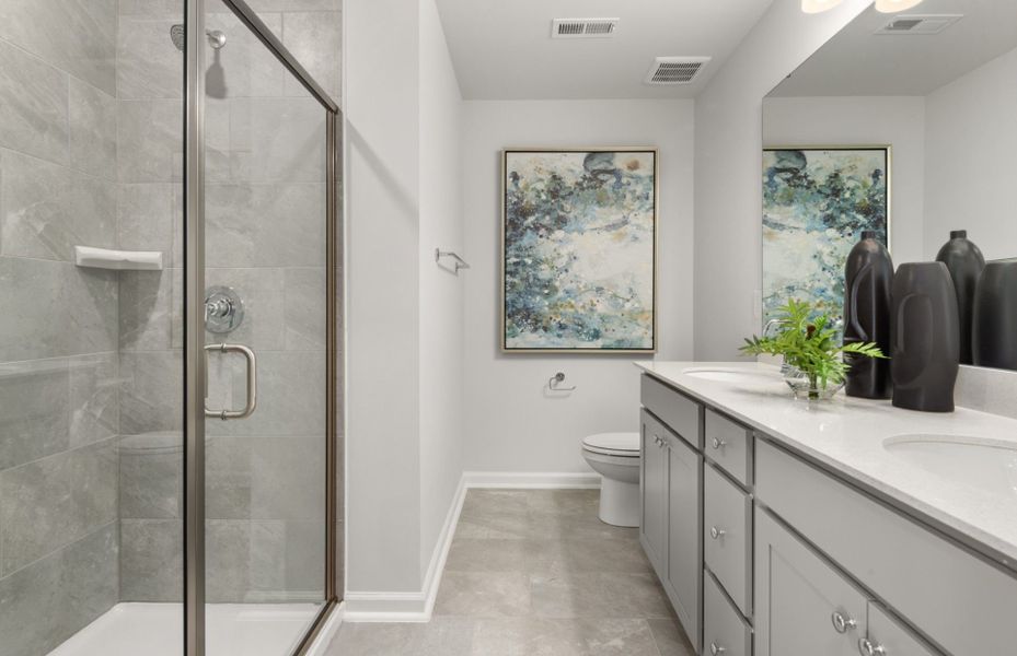 Furnished interior view inside a new home in Poets Walk, Whitsett (Image 8).
