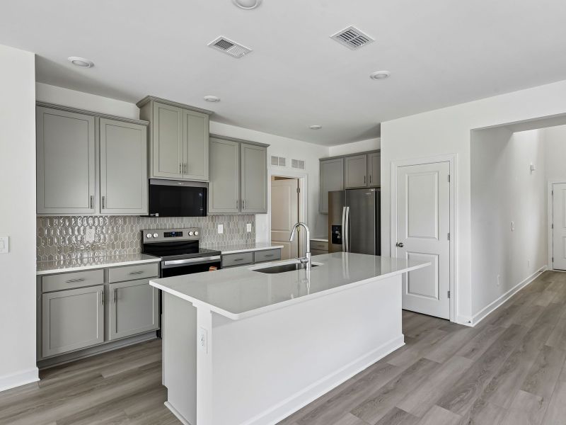 Furnished interior view inside a new home in Seattle Crossing, Shelby (Image 3).