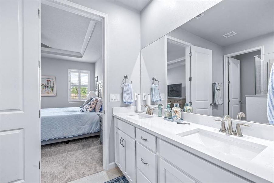 Furnished interior view inside a new home in , Wesley Chapel (Image 28).