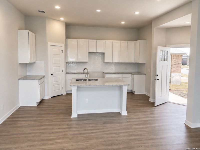 Furnished interior view inside a new home in Katzer Ranch, Converse (Image 3).