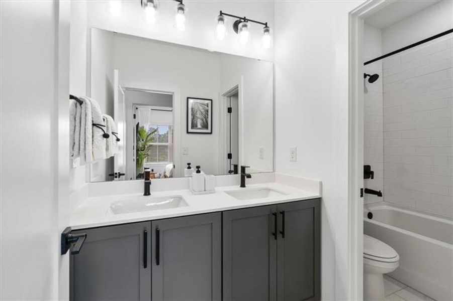 Furnished interior view inside a new home in , Roswell (Image 19).