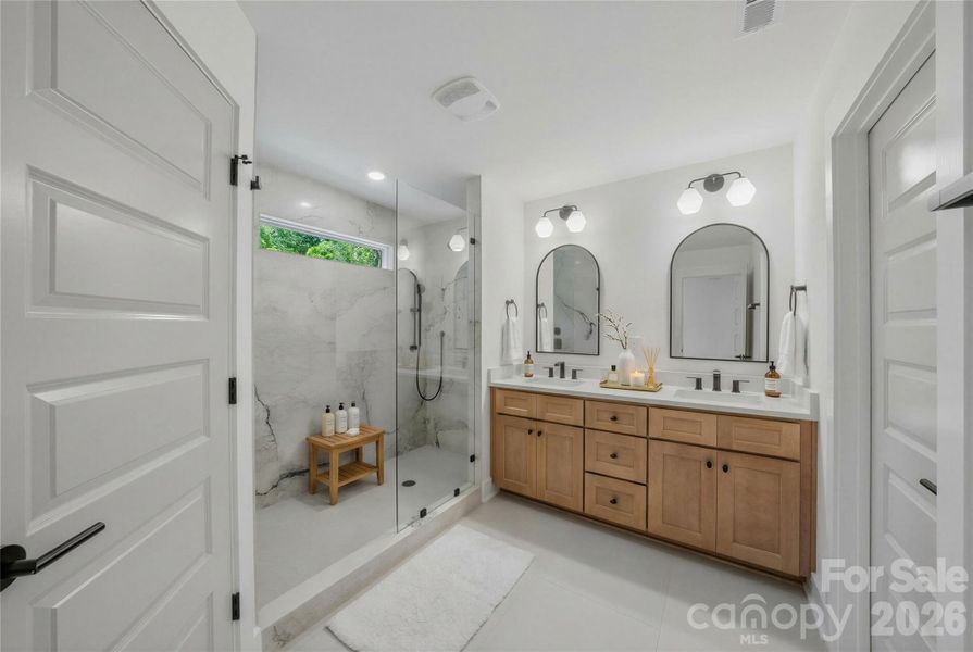 Furnished interior view inside a new home in , Charlotte (Image 14).