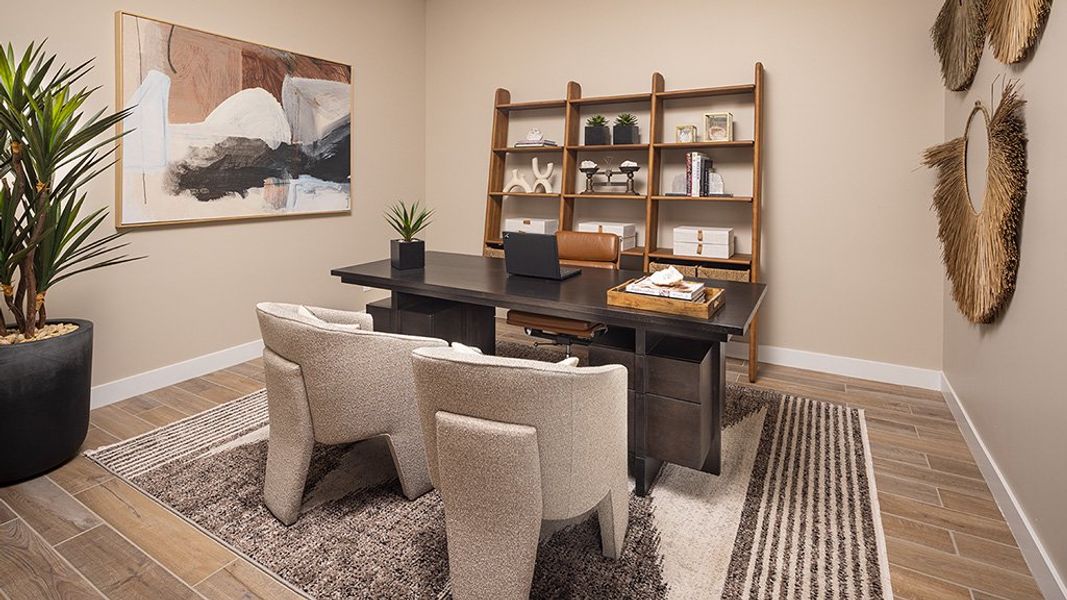 Furnished interior view inside a new home in Legado, Queen Creek (Image 11).