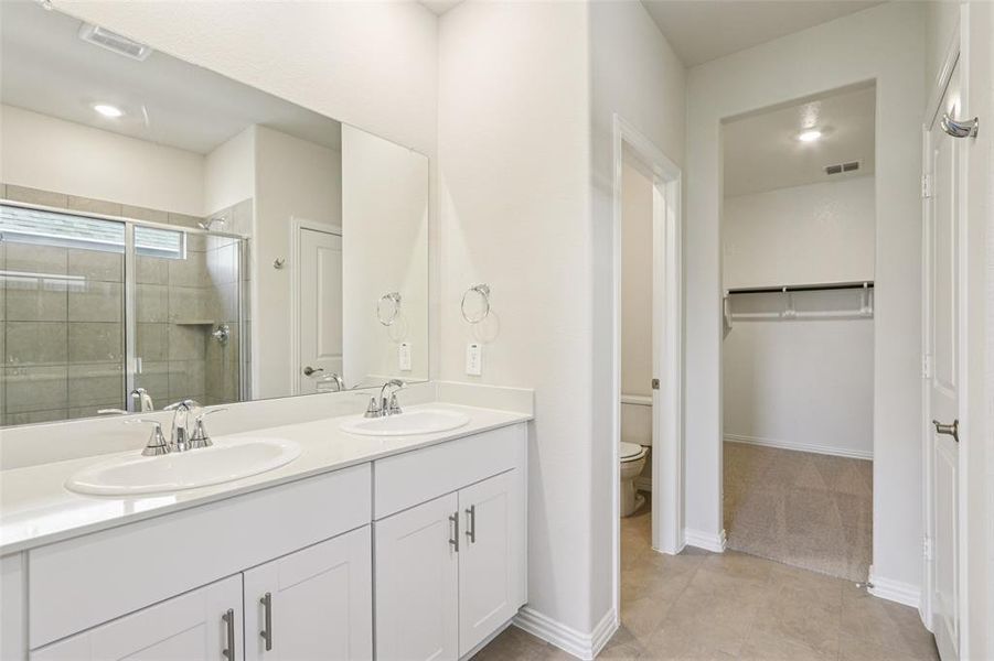 Furnished interior view inside a new home in Parks at Foster Crossing - Premier Series, Anna (Image 12). Furnished interior view inside a new home in Parks at Foster Crossing - Premier Series, Anna (Image 12).
