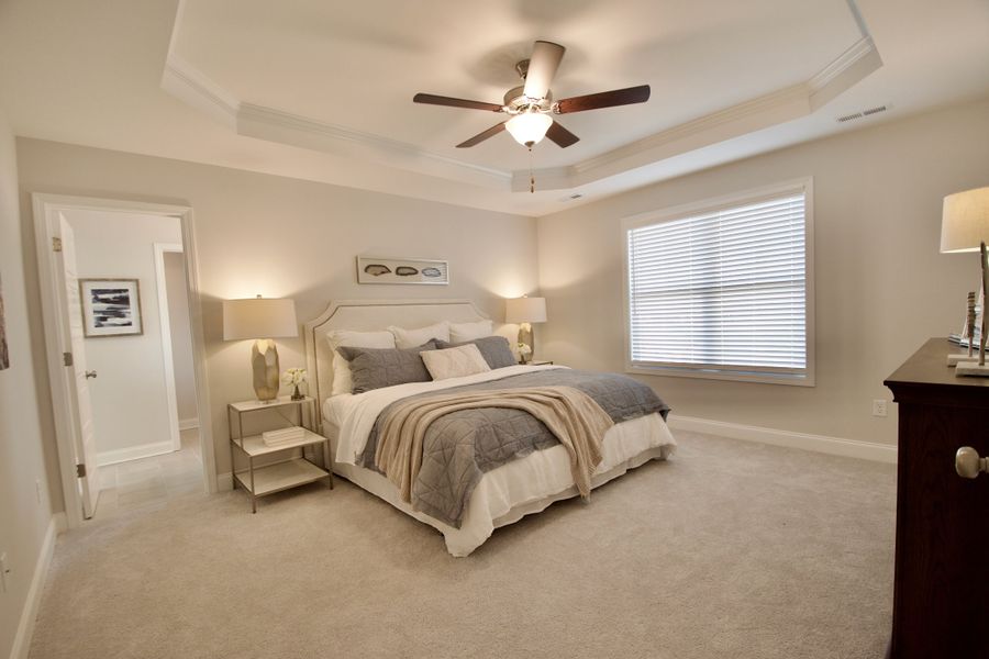 Furnished interior view inside a new home in Sawyer’s Run, Hampstead (Image 11).