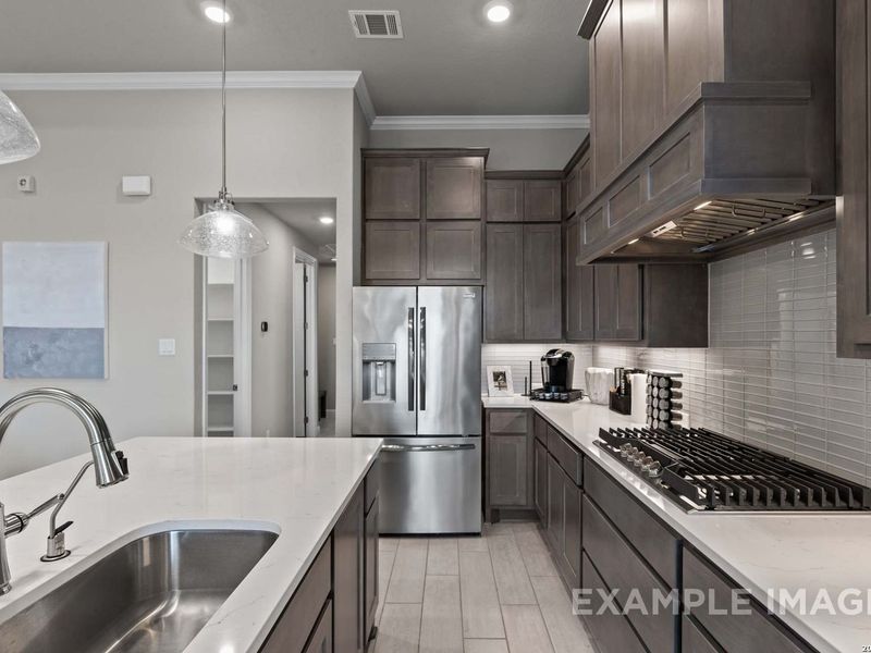 Furnished interior view inside a new home in The Reserve at Potranco Oaks, Castroville (Image 22).
