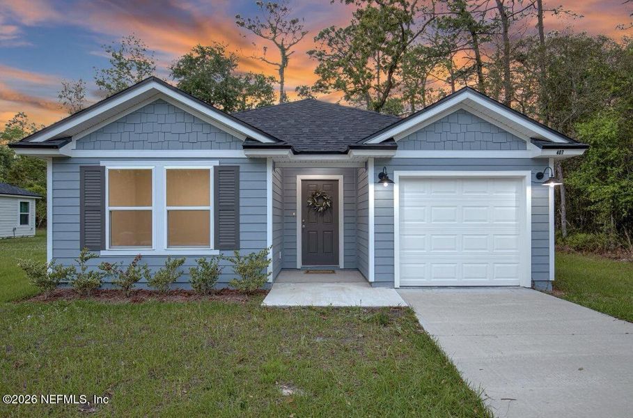 Front exterior of a new home in , Satsuma, FL, highlighting curb appeal (Image 26).