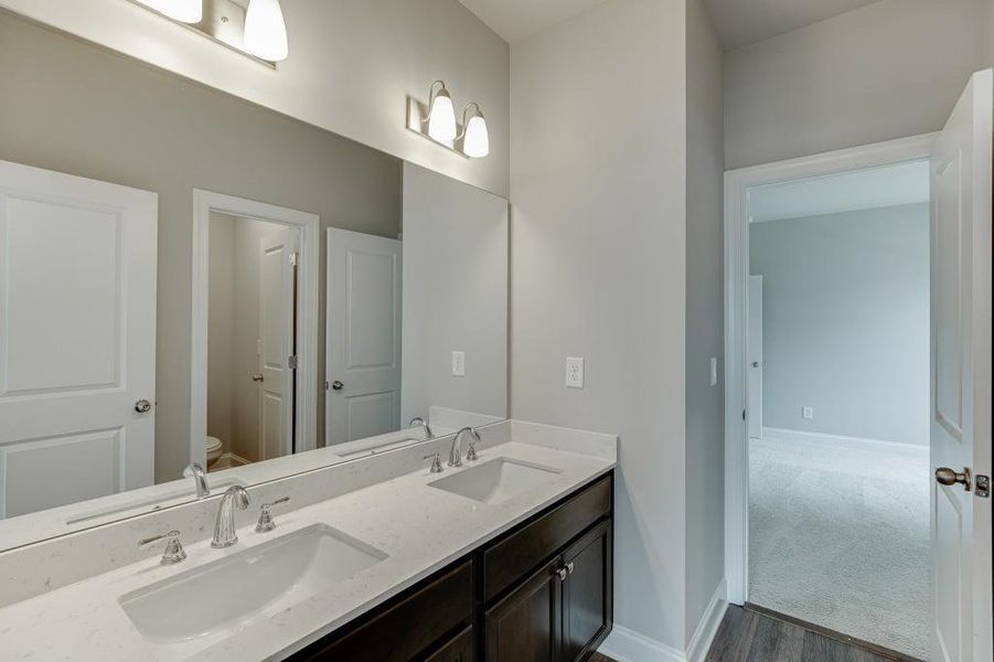 Furnished interior view inside a new home in , Suwanee (Image 7).