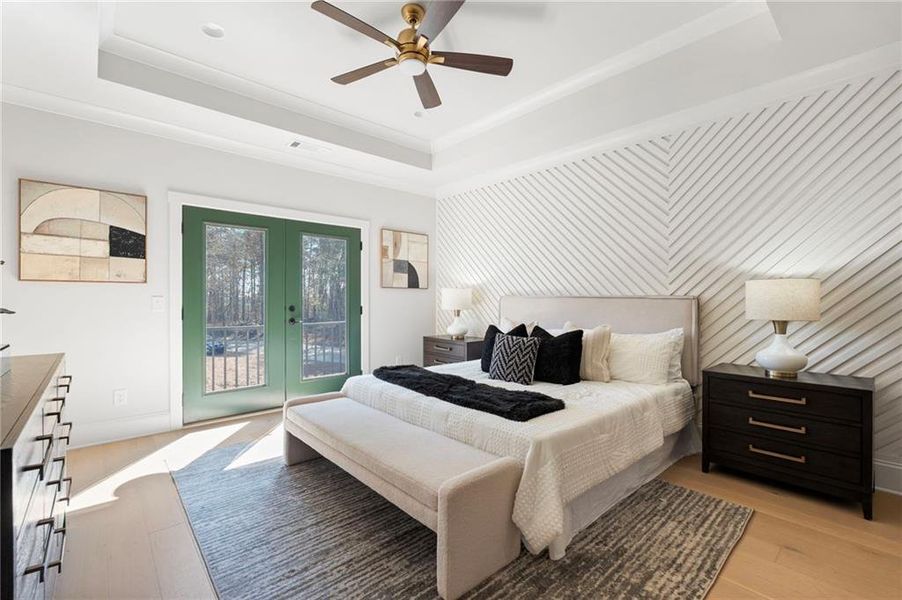 Furnished interior view inside a new home in , Cumming (Image 19).