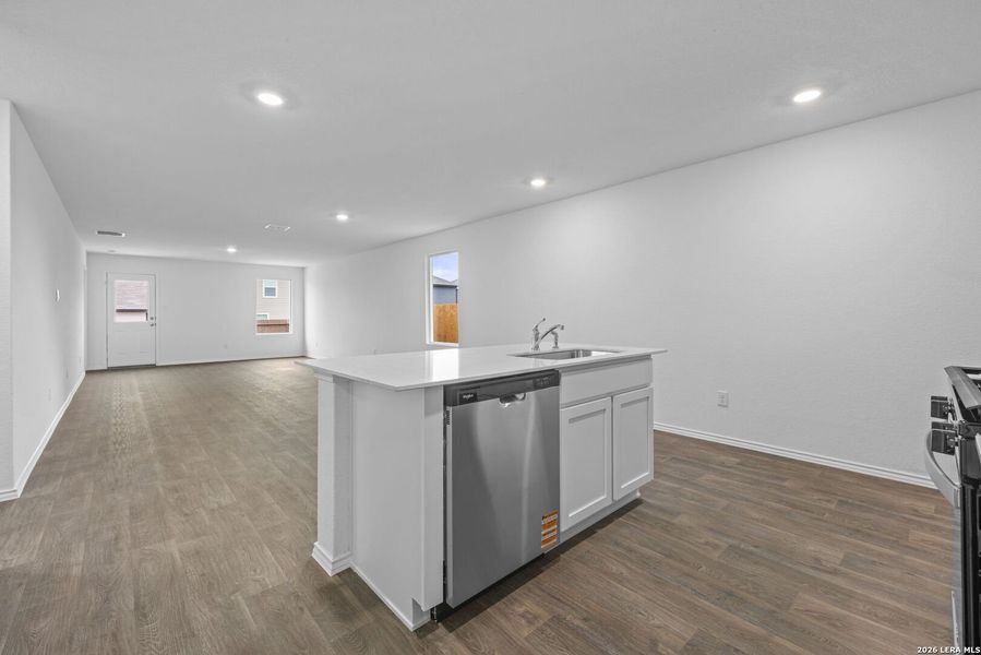 Furnished interior view inside a new home in Avenida, Converse (Image 8).