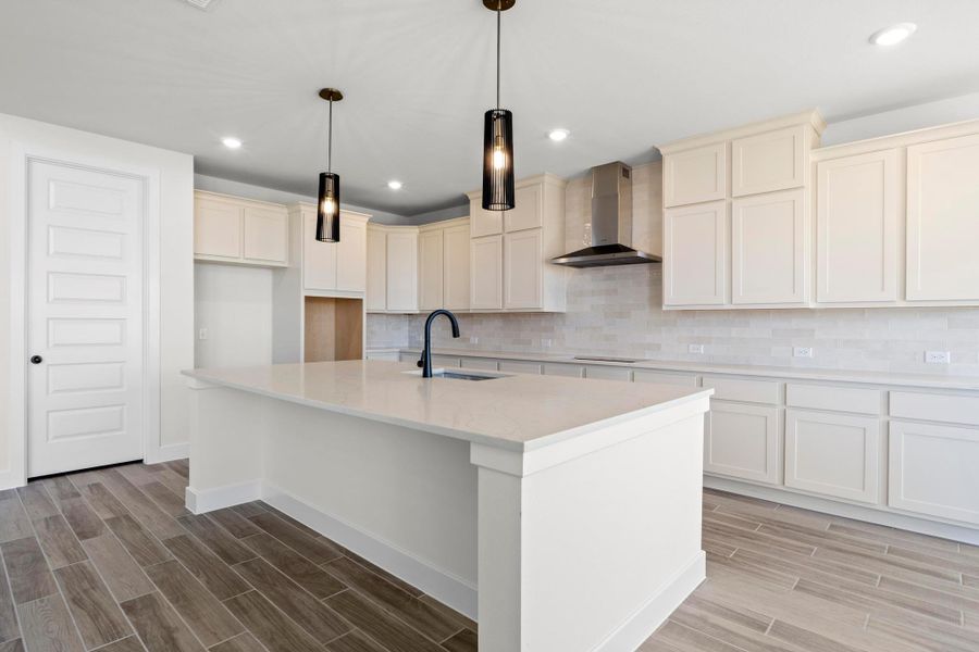 Furnished interior view inside a new home in Lariat, Liberty Hill (Image 11).