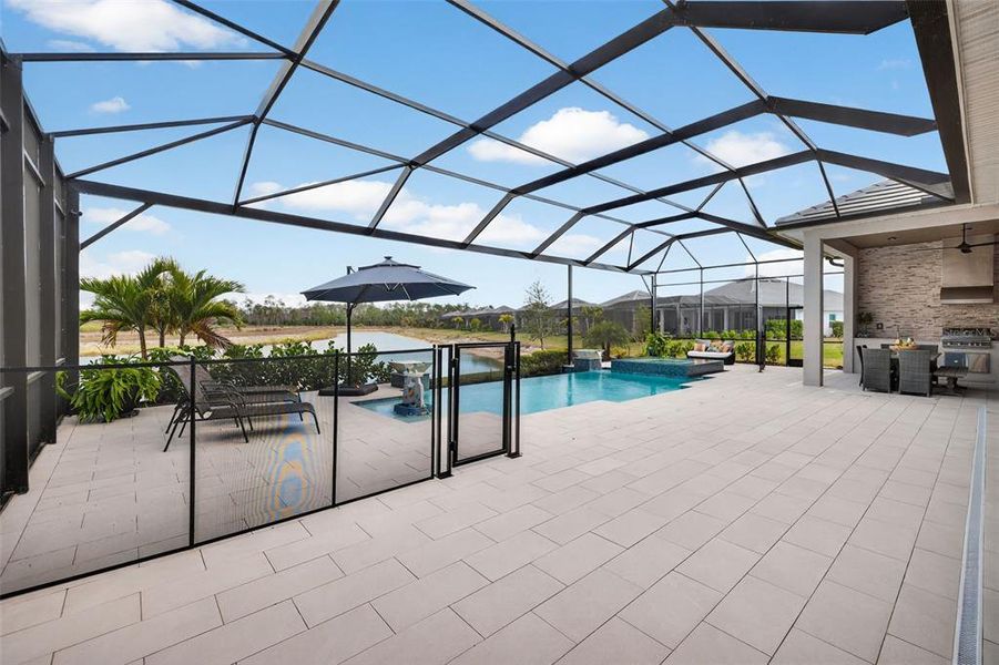 Exterior details and patio area of a home in , Fort Myers (Image 23).