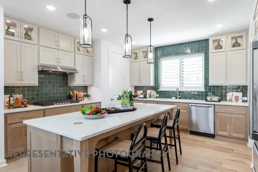 Furnished interior view inside a new home in Brookewater, Rosenberg (Image 4).