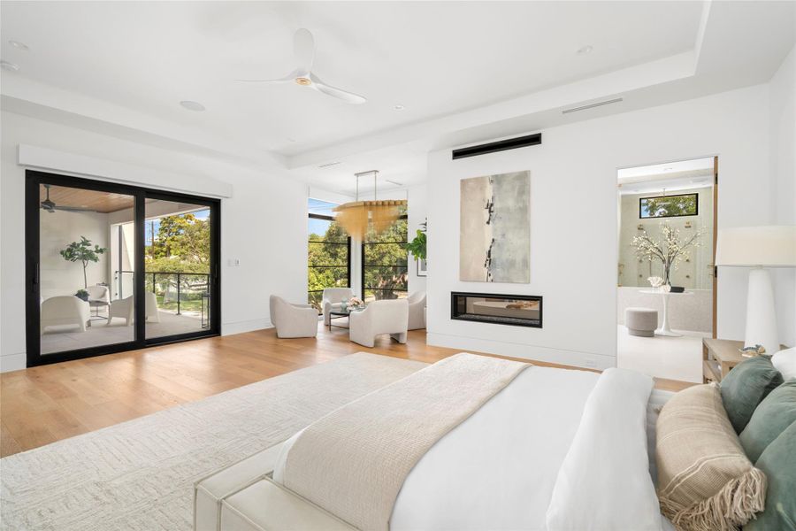 There is plenty of space for your sofa and chairs - this spa-like sanctuary will make it difficult to leave each morning! There is plenty of space for your sofa and chairs - this spa-like sanctuary will make it difficult to leave each morning!