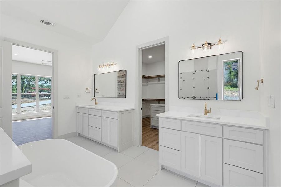Primary bathroom Primary bathroom