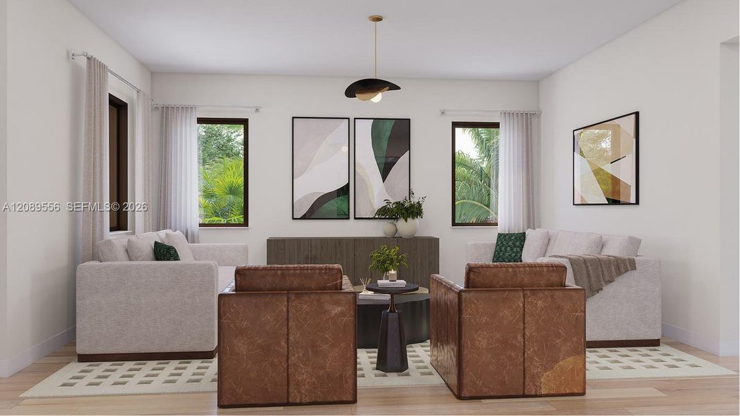 Furnished interior view inside a new home in Parkland Royale, Parkland (Image 21).