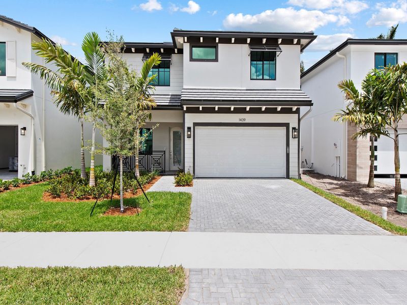 Representative exterior photo of a completed home built from the The Ketch by 13th Floor Homes in Marina Landings, Fort Lauderdale, FL (Image 2). Representative exterior photo of a completed home built from the The Ketch by 13th Floor Homes in Marina Landings, Fort Lauderdale, FL (Image 2).