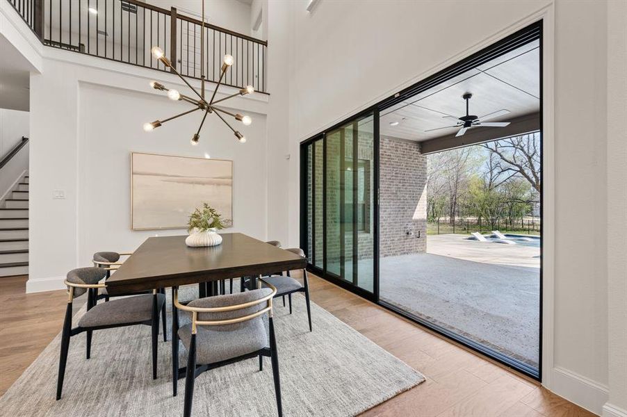 Furnished interior view inside a new home in , Keller (Image 5). Furnished interior view inside a new home in , Keller (Image 5).