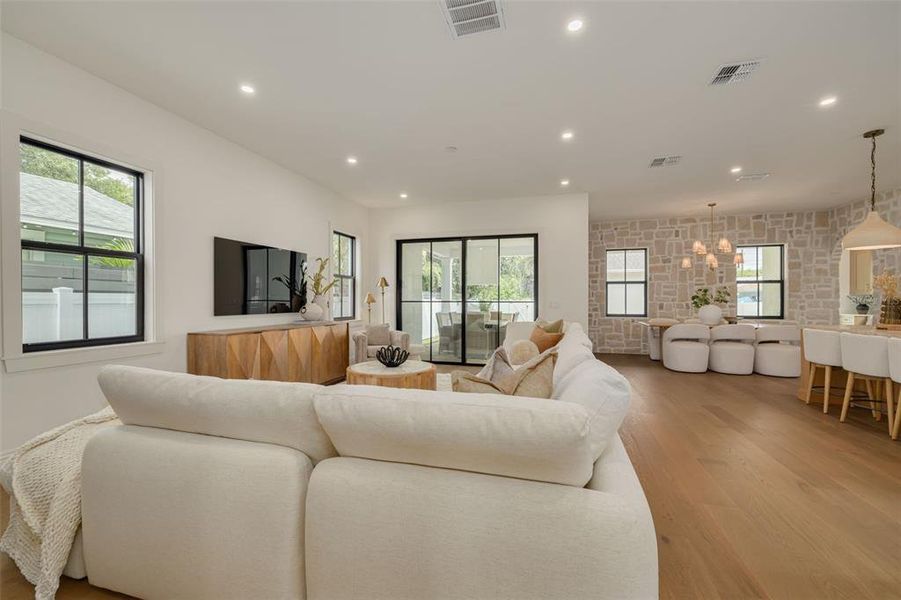 Furnished interior view inside a new home in , St. Petersburg (Image 13).