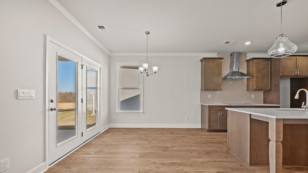 Representative furnished interior of a home built from the Summit by D.R. Horton in Heritage Pointe, Senoia (Image 6).
